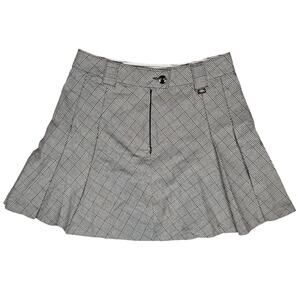 Stylish Gray Plaid Women's Skirt